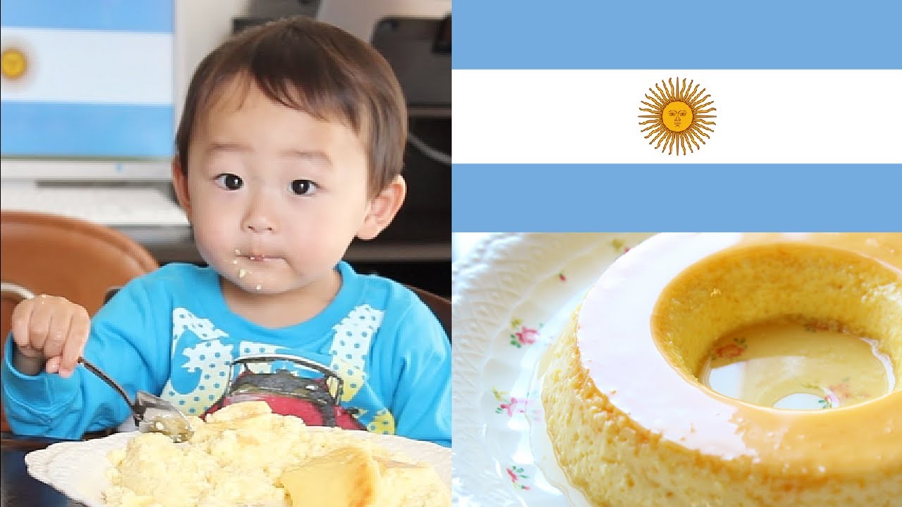 Rino＆Yuuma eating homemade Flan