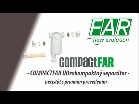 CompactFar - Separátor nečistôt s magnetom - Priame pripojenie