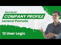 Membuat Company Profile Laravel Pemula | 12 Admin User Logic