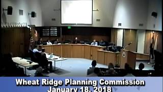 Wheat Ridge Planning Commission 01-18-18