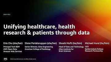 AWS re:Invent 2022 - Unifying healthcare, health research & patients through data (IMP102)