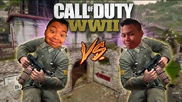 QUICKSCOPE 1V1 VS MY BROTHER! - GIBRALTAR - FUNNY 1V1 - Call of Duty WW2 PS4 (Split Screen)