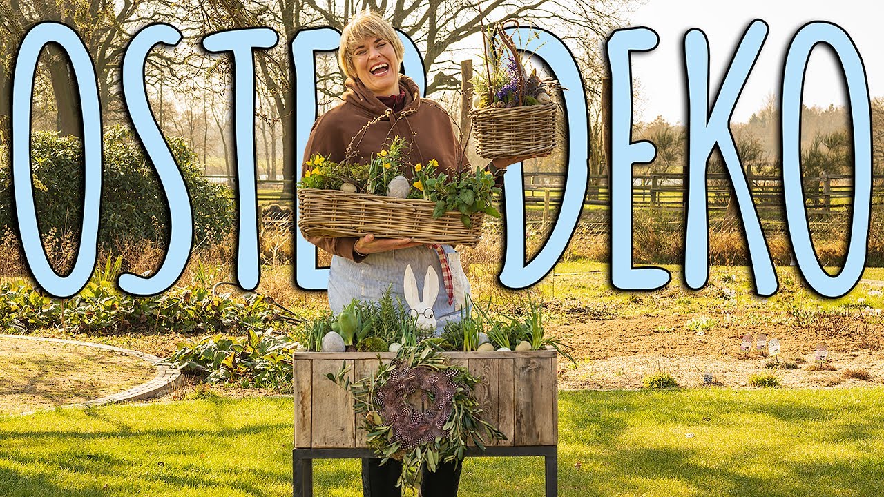 NACHTFROST, WAS KANN MAN PFLANZEN? ÖSTERLICHE DEKOIDEEN FÜR DEN KÜBEL - DIY