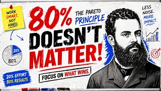 80/20 Rule That Can Change Your Life | Pareto Principle Explained || #ParetoPrinciple #80/20Rule