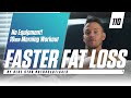 10 Min Morning Workout (NO EQUIPMENT) Bodyweight HIIT Workout | Faster Fat Loss™