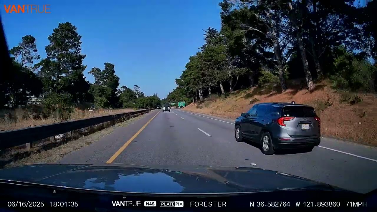 Vantrue N4S Sample Video Front - Highway Speed