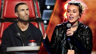 miley cyrus warns adam levine about his daughter becoming like her