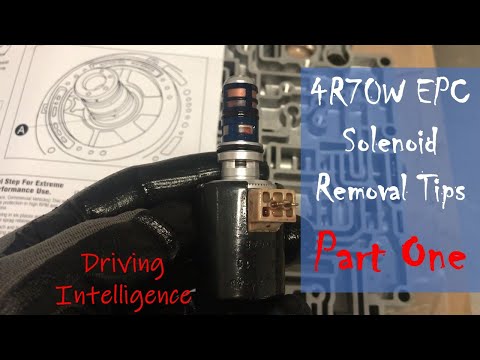 SAFETY TOPIC:  CAUTION When Replacing The EPC Solenoid - Ford 4R70W / 4R75W / 4R75E Series Part 4