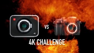 Panasonic GH4 Vs BMPCC Vs BMPC 4K Challenge