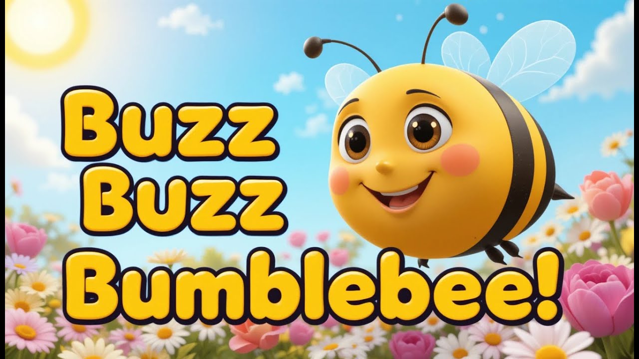 Bumblebee song for kids🐝 | Fun Learning Song for Children