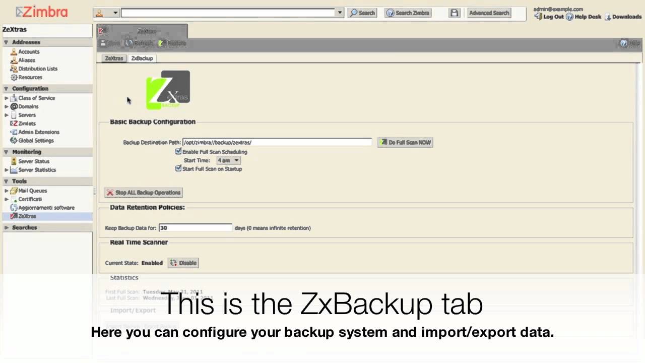 zextras backup zextras backup