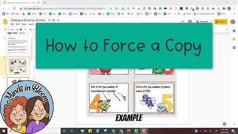 How to Force a Copy in Google Drive - Don