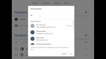 Adding a co-teacher in Google Classroom