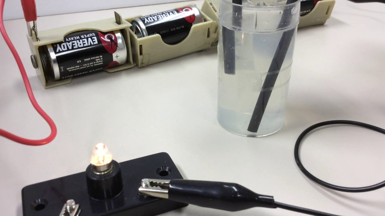 Aqueous sodium chloride as an electrical conductor