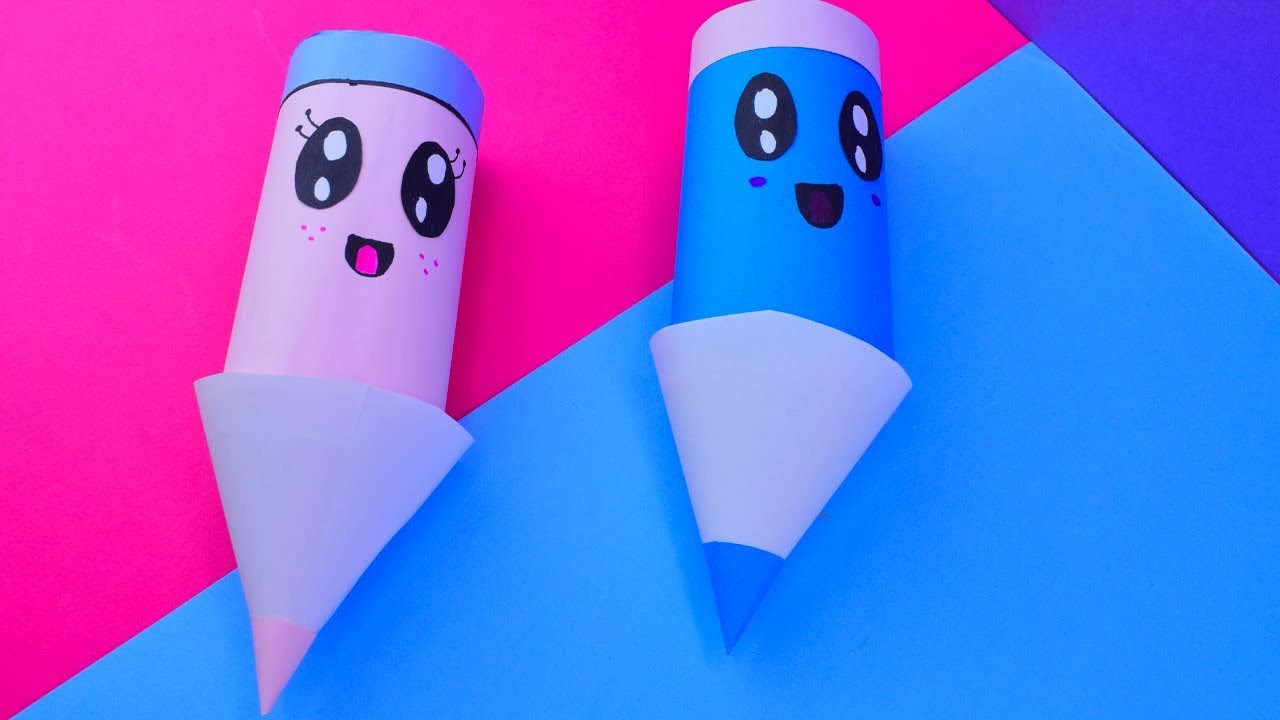 How to Make a Paper Pencil Box / DIY Origami Pencil Box / School ...