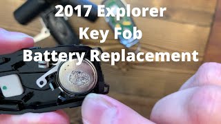 Replacing 2017 Ford Explorer Key Fob Battery