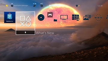 Clouds And Planet - PlayStation 4 Dynamic Theme