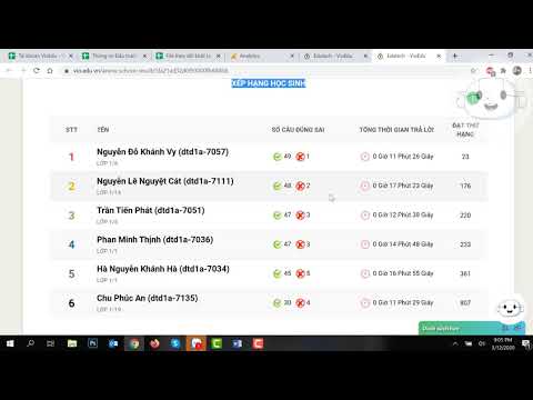 Video [VioEdu TV] Thống kê số lượng, xếp hạng của HS tham... - youtube