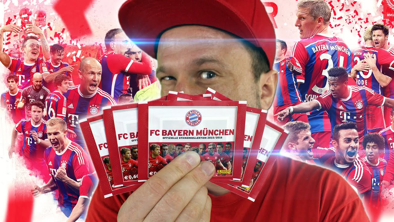 FC Bayern München Sticker Unboxing Offizielle Sticker Collection 2015/2016