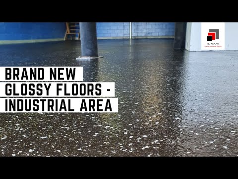 Industrial Area Transformed With Epoxy Flake System