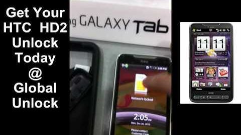 HTC HD2 Unlock Method