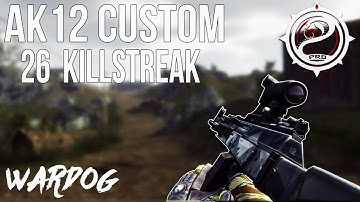 Contract Wars: 26 Killstreak w/ AK12 Custom