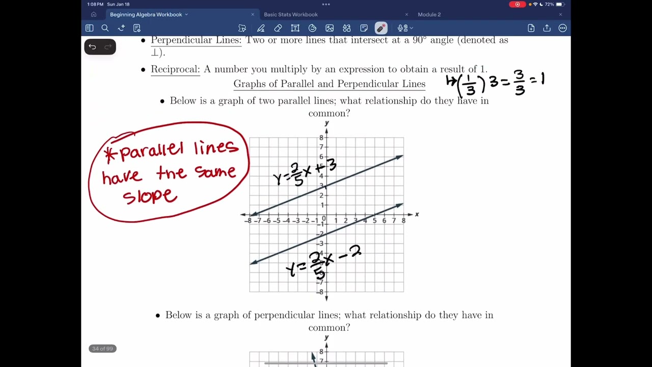 3.9: Parallel and Perpendicular Lines 