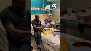 Joining Santa Claus on a visit to children at the University of Maryland Medical Center!