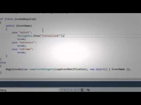 C# Winforms Leap Tutorial 3   Using the Source Code