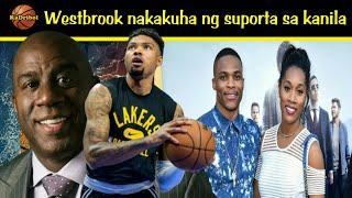 MAGIC JOHNSON, BAZEMORE AT MURRAY NAGPAKITA NG SUPORTA KAY WESTBROOK SA MGA PINAGDADAANAN NITO.