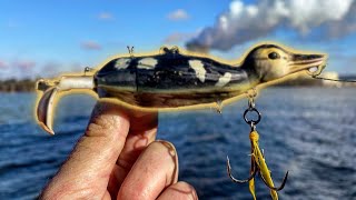 Fishing a DUCK LURE For RIVER MONSTERS!!! (Destroyed!)