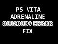 ►PS Vita Adrenaline 6.9 ERROR FIX ✔ [800200D9] ОШИБКА - Запуск игры не возможен