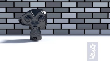 blender animation  作ってみた 　monkey disappear　スザンヌ