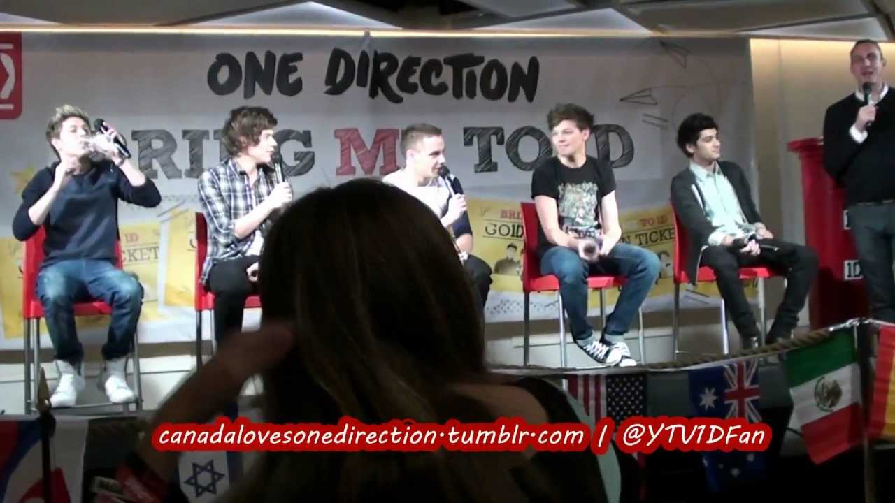 One Direction: Bring Me To 1D Question and Answer with Go1Den Ticket Winners