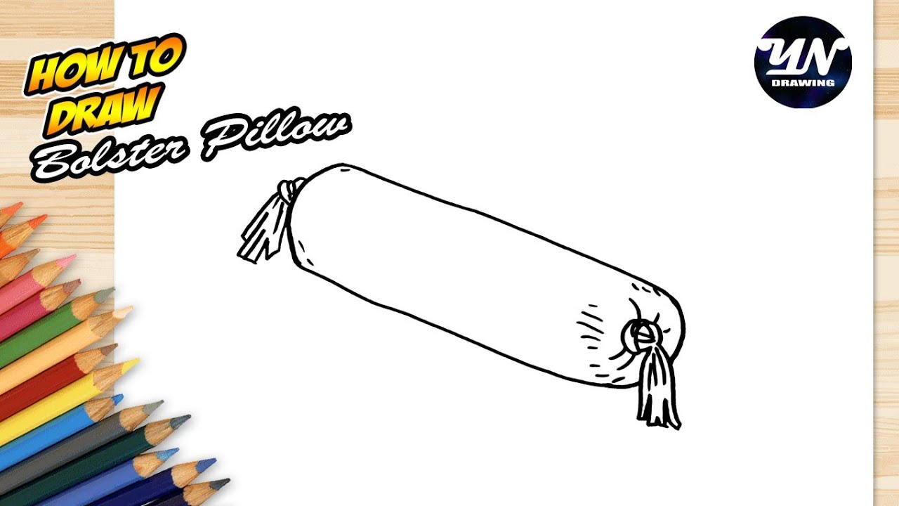 How to Draw Bolster Pillow