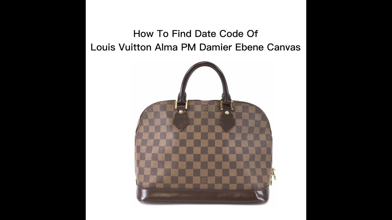 Date Code & Stamp] Louis Vuitton Alma PM Damier Ebene Canvas