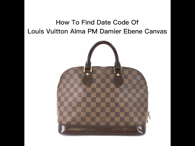 [Date Code & Stamp] Louis Vuitton Alma PM Damier Ebene Canvas