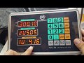 Ajuste de peso (calibración) indicador inalambrico ICM modelo TCS-R2 WIFI