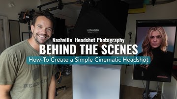 Nashville Headshot photography Behind the Scenes | Cinematic Studio Lighting Breakdown