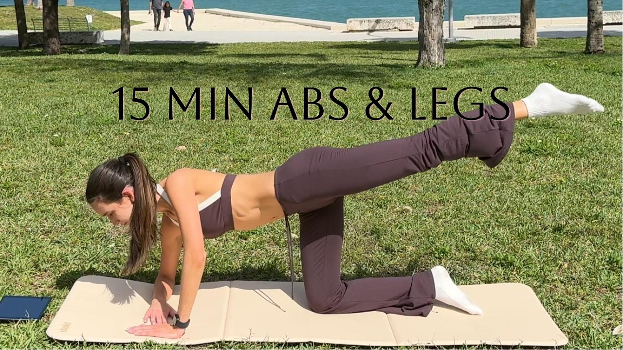 15 MIN ABS & LEGS BURN | No Equipment - YouTube