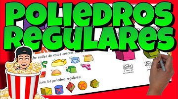 🧊 POLIEDROS REGULARES e IRREGULARES para NIÑOS