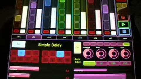 Song "Whisper" on Jazzmutant Lemur