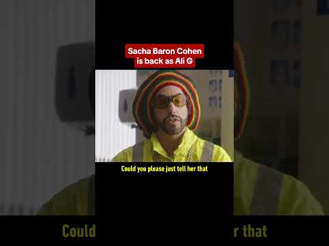 Sacha Baron Cohen is directing his first feature film Ali G: Who Iz I? #sachabaroncohen #alig #movie