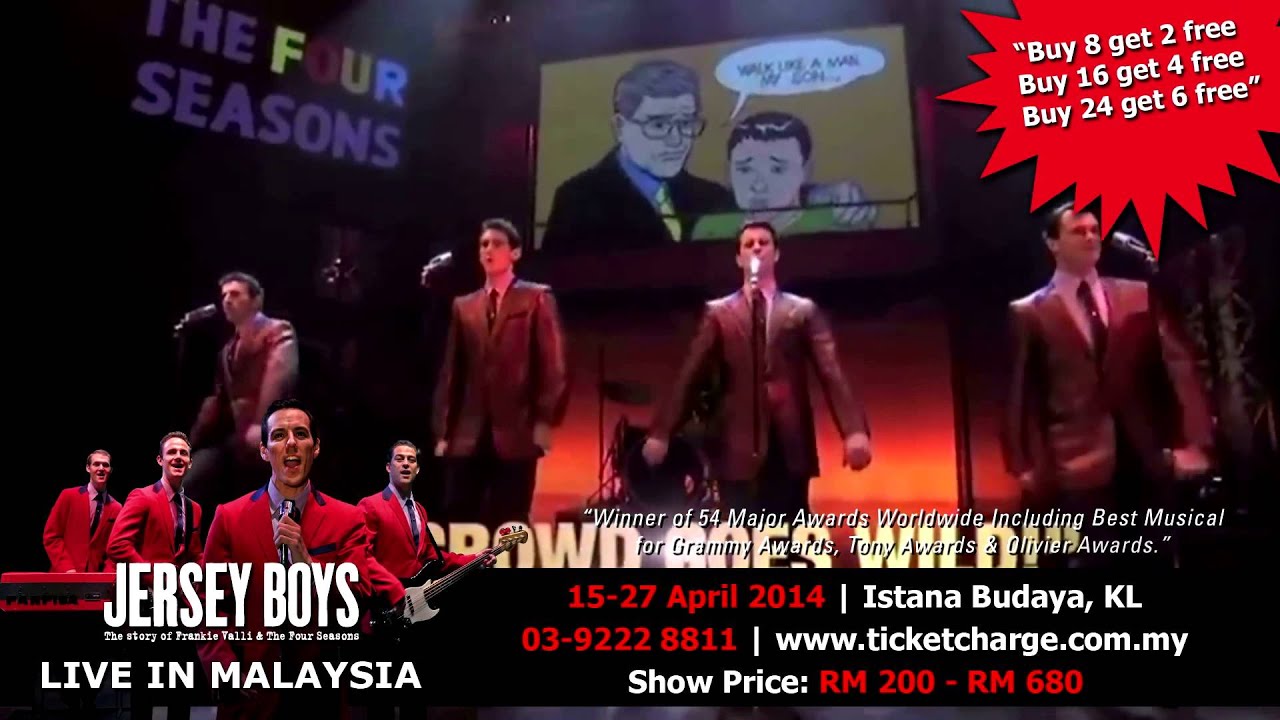 price of jersey boys tickets