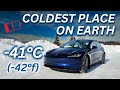 Tesla vs the COLDEST Place on Earth
