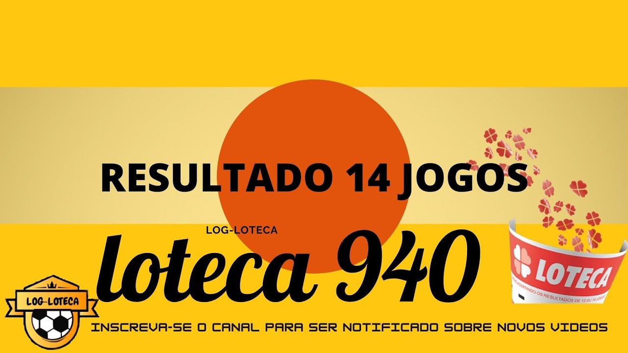 LOTECA 940 RESULTADO DOS JOGOS