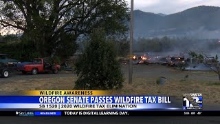 Oregon senate passes wildfire tax bill