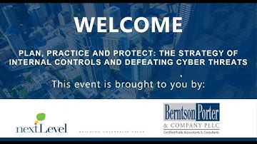 Plan, Practice and Protect: The Strategy of Internal Controls and Defeating Cyber Threats
