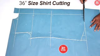 Chest 36 Gents Shirt Cutting Mens Fitting Shirt Cutting Shirt Cutting Full Tutorial