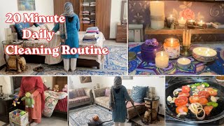 20 Minute Daily Cleaning Routine | Home Organizing Tips 
